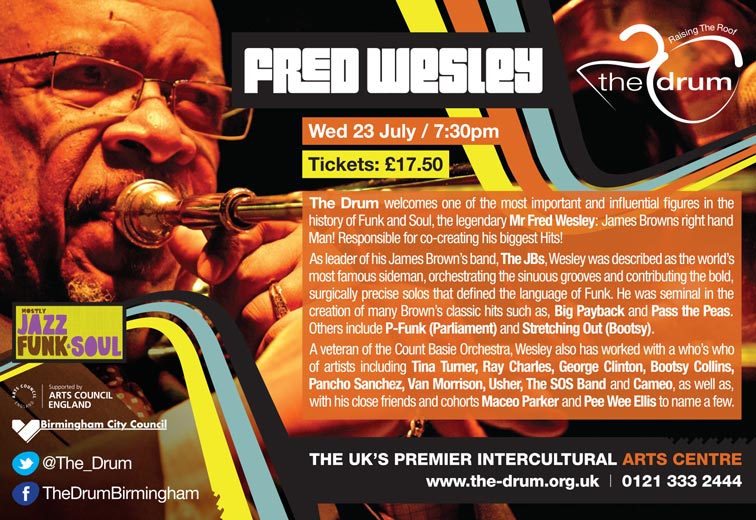 Fred Wesley at the Drum
