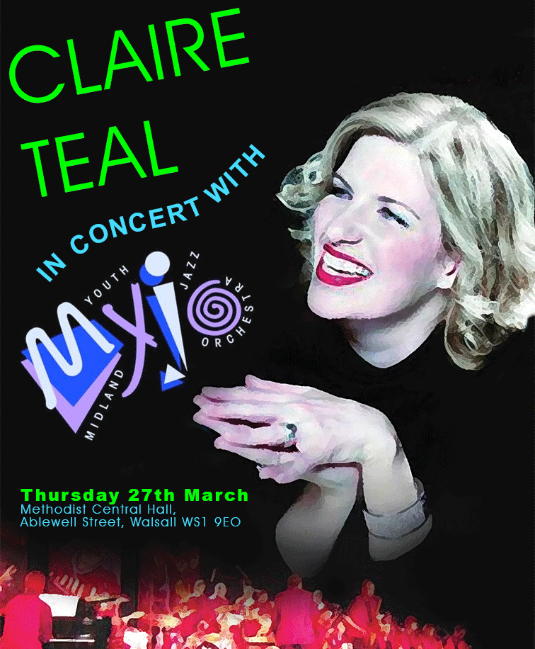 Claire Teal in concert with MYJO